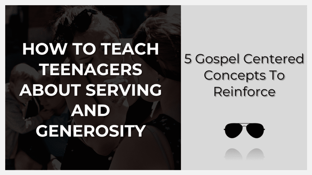 how to teach teenagers about serving