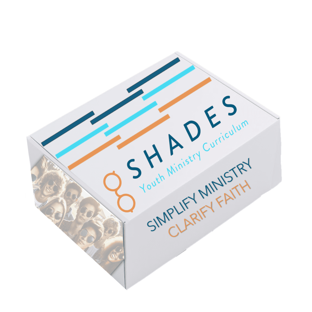 box for g shades youth ministry curriculum: simplify ministry and clarify faith
