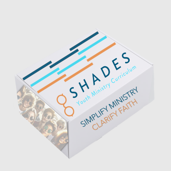 G Shades youth ministry curriculum box. Simplify ministry and clarify faith