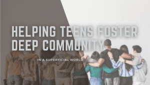 people standing today symbolizing youth group community