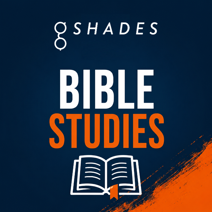 graphic logo for G Shades Bible Studies featuring a Bible icon